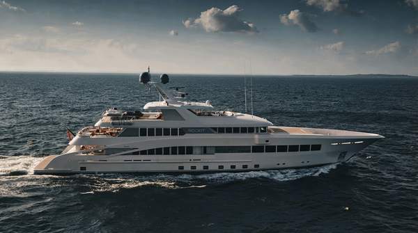 Editorial illustration for Five Key Features of Superyacht ROCK.IT for Charterers at FLIBS 2026